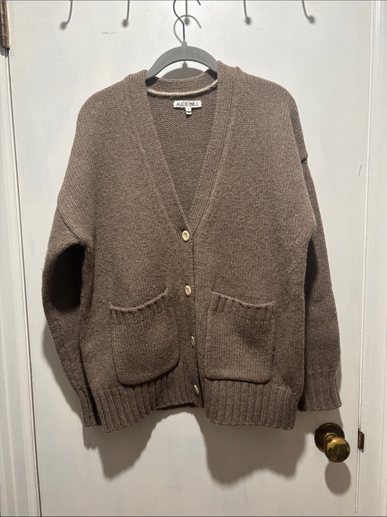Alex Mill Sweaters - ALEX MILL Emma lambswool blend v neck cardigan sweater size small